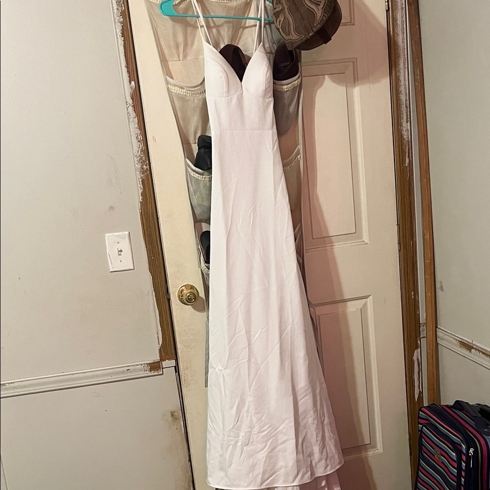 Chic White Backless Dress